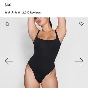Skims square neck bodysuit